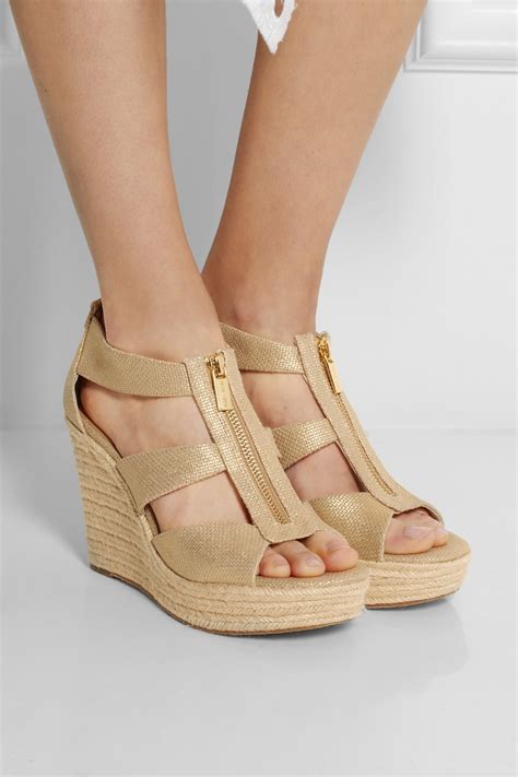 michael kors damita wedge luggage